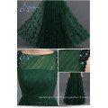 Sequined Beading Crystal Pleat Gowns Evening Dress Formal